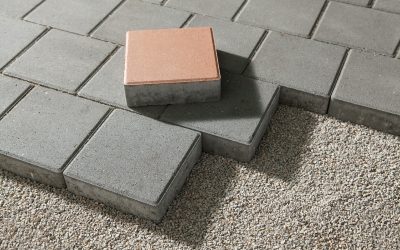 pedestrian path with paver bricks. Sidewalk pavement pedestrian path with paver bricks. Sidewalk pavement